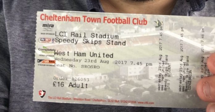 Jamie West Ham tickets