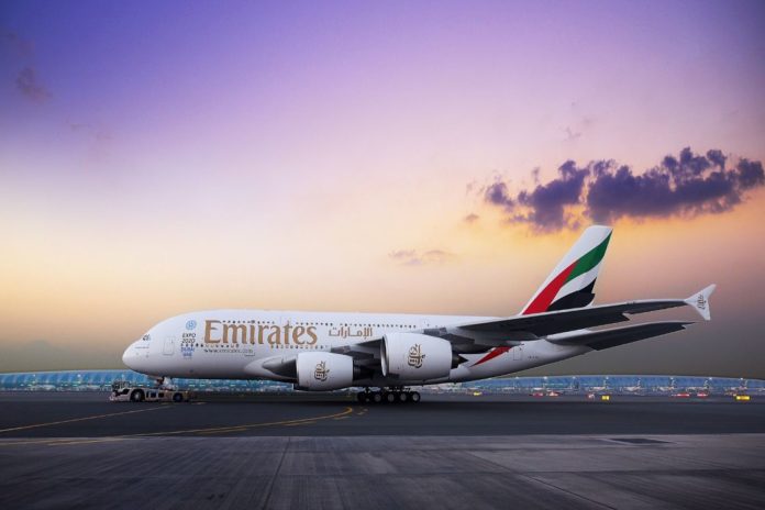 emirates airlines flying a380